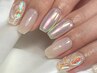 オフィスネイルにもおすすめ!シンプルデザインコース ¥8800→¥8000