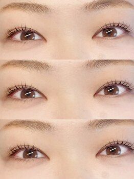 マル(maru)の写真/≪話題のマスカラパーマでパッチリ目元！≫メイク時短◎すっぴんでもマスカラを塗ったような華やかまつ毛♪