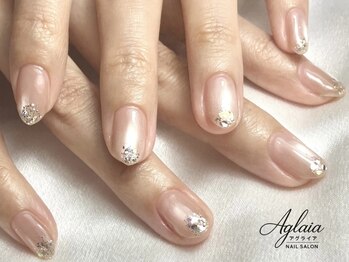 ネイルサロン アグライア(aglaia)/綺麗めネイル♪
