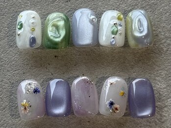 ジュエリーマグ×押し花アート