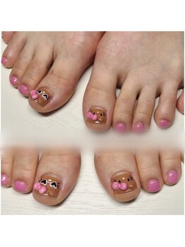 ワイズビューティー 広島店(y's beauty)/フット2本アート ¥6580~