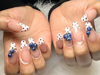 ネイルサロン べルフ(nail salon Verf)/ブルーベリーネイル♪