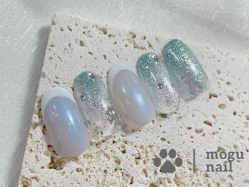 モグネイル(Mogunail)/7.8月定額B/フレンチネイル