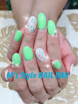 エムズスタイル ネイルバー(M's Style NAIL BAR)/シンプルアートコース