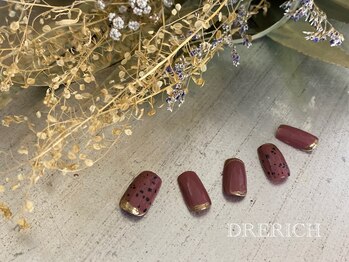 ネイルサロン ドレリッチ 大宮店(drerich)/くすみパープルニュアンス