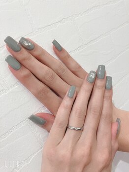 シンプルくすみワンカラー