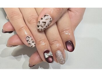 クォーターリゾートネイル(QUARTER RESORT nail)/アニマルネイル☆