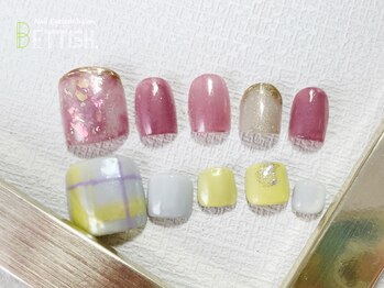 ベティッシュ(BETTISH.)/季節デザインフットネイル