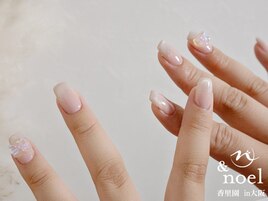 リボンピンクカラーマグネット