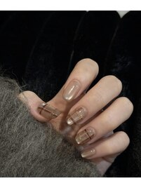 チェックネイル