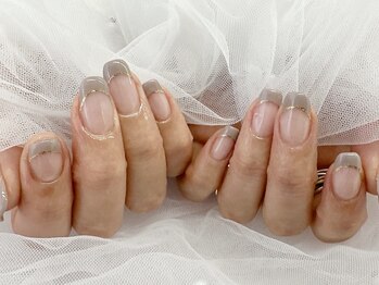 ハンド☆フレンチ ラメライン