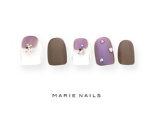 マリー ネイルズ いわきラトブ店(MARIE NAILS)/定額6,600円税込 パープル1013a