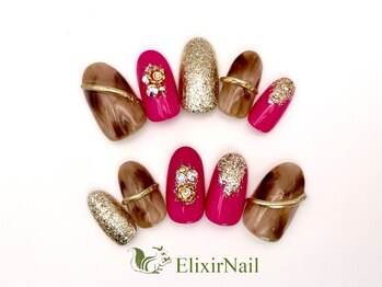 エリクサーネイル 池袋(Elixir Nail)/定額b カジュアル/クーポン使用