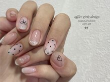 リン 恵比寿(RiN.)/ドットリボンネイル　akane