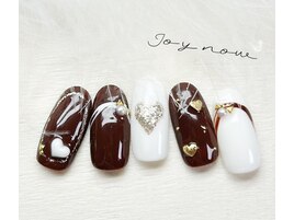 チョコレートカラーネイル