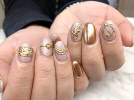 ハワイアンジュエリーネイル