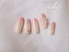 ラメグラデーションネイル