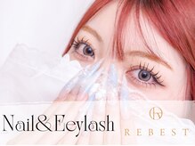 ネイルまつげ同時施術/長さ出し/パリジェンヌ/ダブルフラット