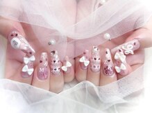 プティネイル 池袋(Puty Nail)/イニシャル生誕ネイル スカルプ