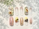 夏らしいお花アート♪