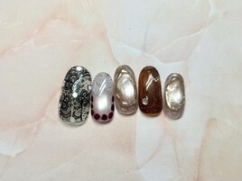 10月定額/個性派ネイル