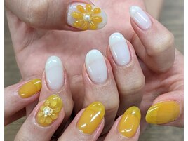シアーなぷっくりフラワー