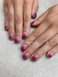 成人式用ネイル/パープル