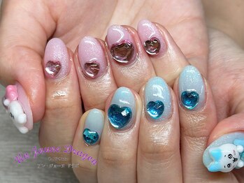 アン ジョーヌドラゴ/【自爪ネイル】ハートネイル