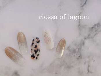 リオッサ オブ ラグーン(RIOSSA of Lagoon)/ラメ×レオパード