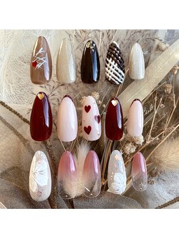 2月キャンペーンネイル