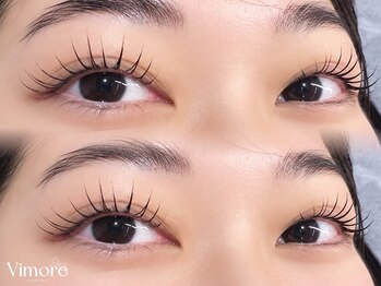 ビモア(Vimore)の写真/ナチュラルなのに目を惹く♪派手すぎない上品な目元へ！似合わせまつ毛パーマ＆エクステで理想の瞳へ