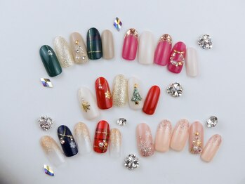 サロン バリーズ 赤羽店(BALLY'S)/クリスマスネイル♪