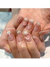 クリスタルネイル ボンベルタ橘店(CRYSTAL NAIL)/マグネットフレンチ☆