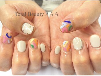 ネイルサロン きらら 平塚店/カラフルPOPネイル