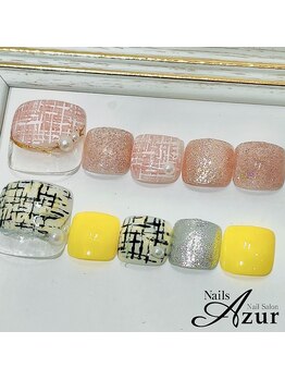 ネイルズアジュール 新潟亀田店(Nails Azur)/フット☆定額デザインCコース