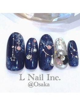 エルネイルインク(L Nail Inc.)/夜空ネイル☆
