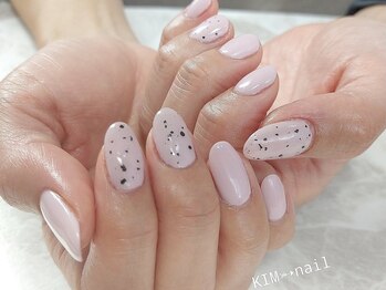 ケイアイエムネイル(KIM nail)/pink dalmatian