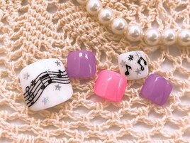 FOOTポップ音符デザイン　￥9000