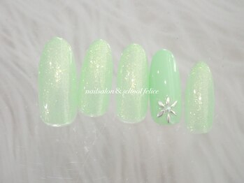 フェリーチェ(nail salon＆school felice)/シルバーコース￥6490