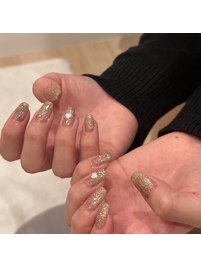 秋カラー◇フラッシュネイル