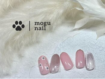 モグネイル(Mogunail)/5.6月定額B/ホロフラワーネイル