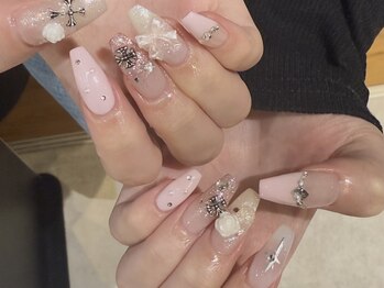 リンドネイル バイ モカ アンド ララ(Lind nail by moca and LaLa)/【mian】甘辛mixネイル