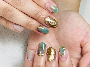 ビオトーププラス 銀座本店(bio tope+)/ニュアンスネイル銀座フィルイン