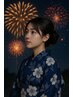 【夏限定♪】浴衣の着付け&ヘアセット　¥6500