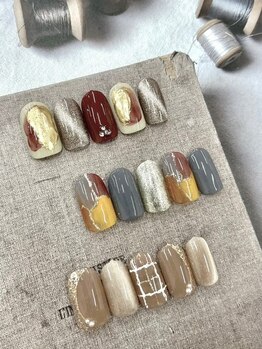 クレアネイル 高崎ウニクス店の写真/シンプル可愛い系~トレンド系まで豊富なデザイン数★もち良くキレイなネイルは『クレアネイル』にお任せ★