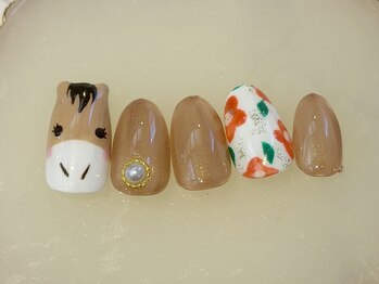 お正月ネイル