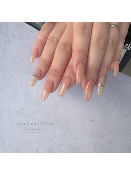 リアンスネイル ヴィヴィッド 岡山店(LianS nail ViViD)/二本アート
