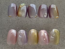 カラフル縦グラデ×マグネット