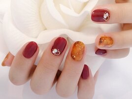 べっ甲☆秋ネイル