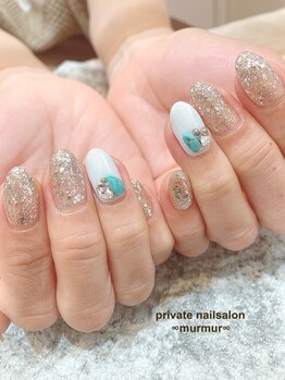 プライベート ネイルサロン マーマ(murmur)/ターコイズビジュー